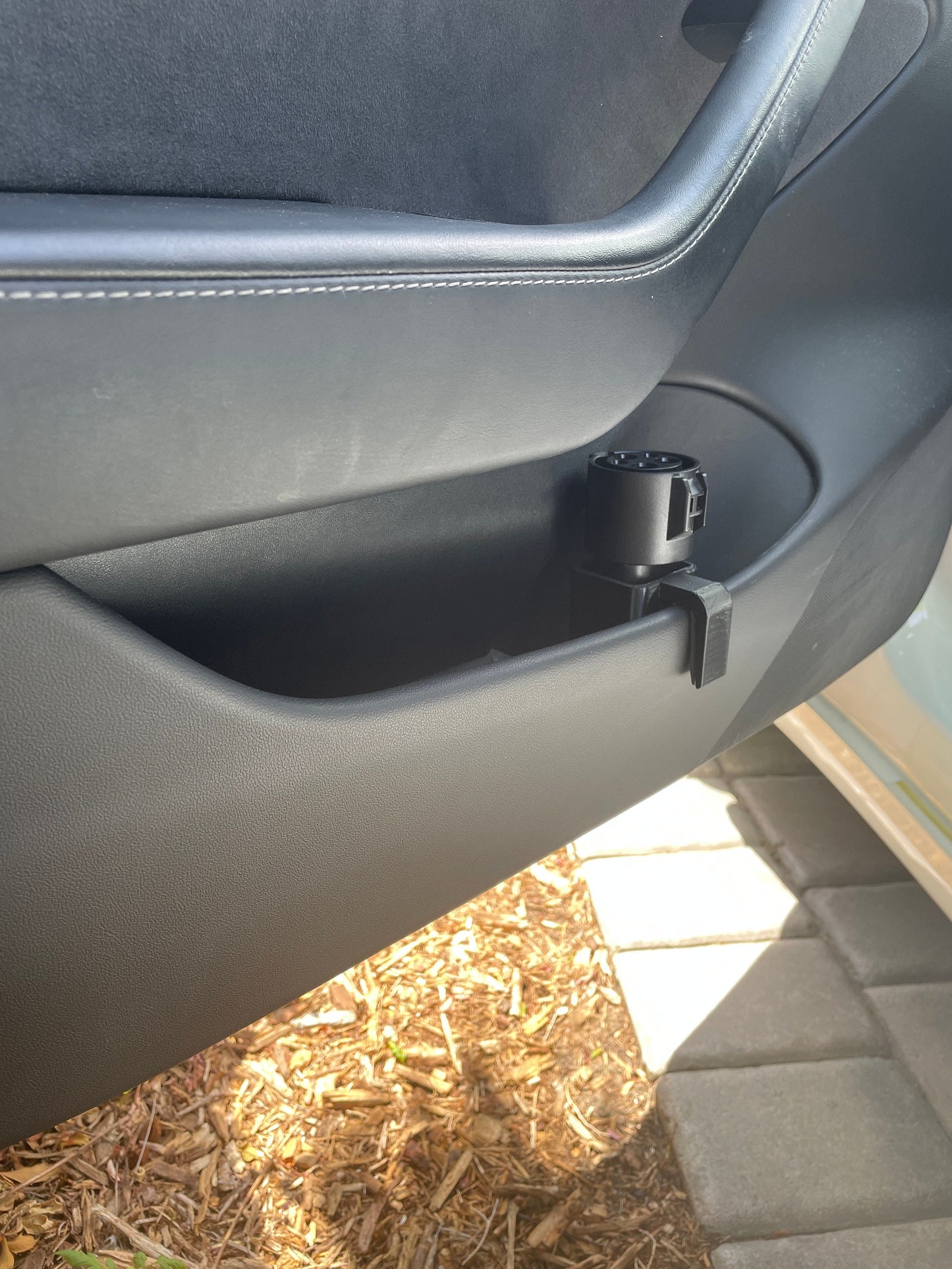 Tesla Model 3 J1772 Adapter Door Holder - Tesla Accessories